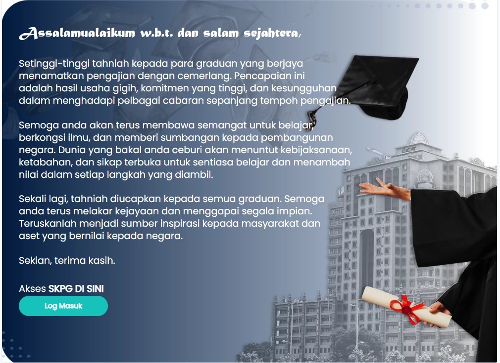 Graduand Tracer Study System (SKPG)